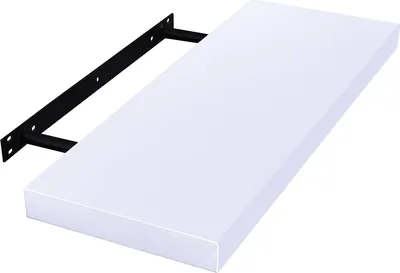 Produktbild von EUGAD 1 x Wandregal Hängeregal, Holz Board, Weiß, 50x23x3,8 cm