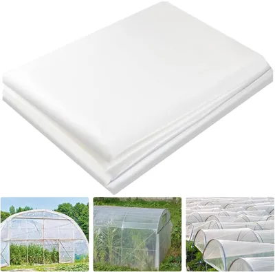 Obrázok produktu pre TRANKIELO® - 2 x 6 metrová fólia na zakrytie bazéna - UV odolná, odolná proti trhlinám, extra silná polyetylénová fólia
