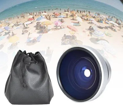 Image de Objectif fisheye universel de 37 mm pour appareil photo - Argent - Polyvalent
