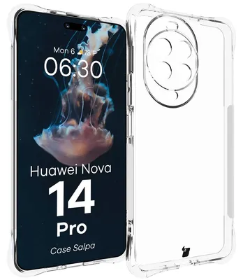 Produktbild von Flexible Handyhülle für Huawei nova 14 Pro, Bizon Case Salpa, Transparent