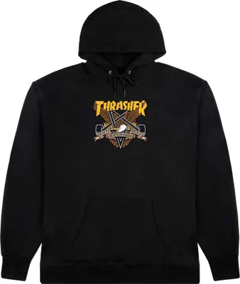Produktbild von Thrasher Eaglegram Kapuzenpullover Schwarz M Herren Schwarz M