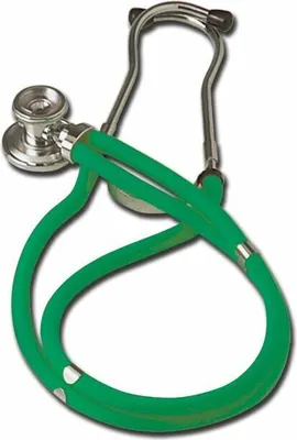 Immagine prodotto di GIMA JOTARAP 5in1, Stetoscopio per medicina interna, a doppia testa, a doppio perno, verde