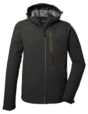 Killtec Softshelljacke Herren Wasserabweisend mit Kapuze leicht