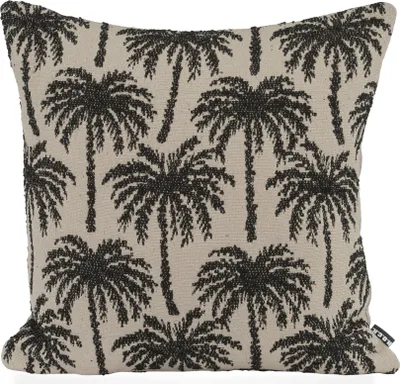 Produktbild von H.O.C.K. Vamosa Palms Outdoor Wendekissen 45x45cm schwarz Palmen