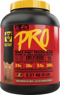 Produktbild von Mutant Hardcore Whey (5lbs) Chocolate Milkshake - Eiweiße - Molkenprotein-Mischung