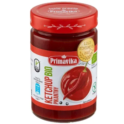 Obrázok produktu pre PIKNUTÝKEČUP BEZLEPKU 315 g - PRIMAVIKA (PRIMAECO)