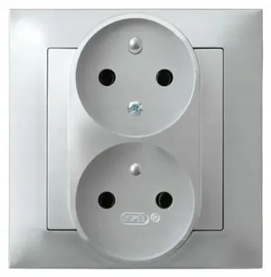 Produktbild von Ospel GP-2YC/18, Silber, IP20, 16 A, 84 mm, 45 mm, 90 mm