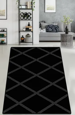 Produktbild von Conceptum Hypnose, Dotted- Dotted Line DjtCHL, Bunt, Teppichläufer, 80 x 100 cm, 50% Samtgewebe / 50% Polyester