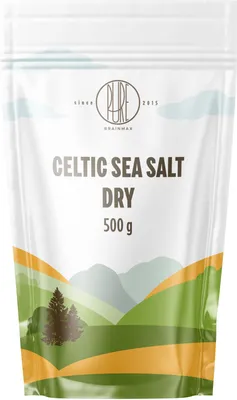 Zdjęcie produktu dla BrainMax Pure® Celtic Sea Salt, Dry, Celtycka sól morska, sucha, 500 g