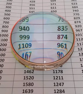 Zdjęcie produktu dla Lupa wykonana z solidnego mosiądzu, o średnicy 20 cm, idealna do precyzyjnego czytania