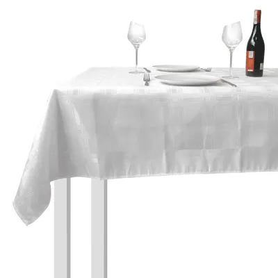 Obrázok produktu pre Obrus odolný voči škvrnám biely 180x130 cm
