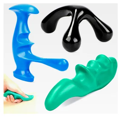 Produktbild von 3-teiliges Triggerpunkt-Massagegerät Set, Triggerpunkt-Drucker, Nacken- und Rückenmassagegerät