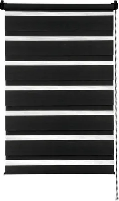 Zdjęcie produktu dla Gardinia EasyFix Doppelrollo schwarz 90 x 150 cm