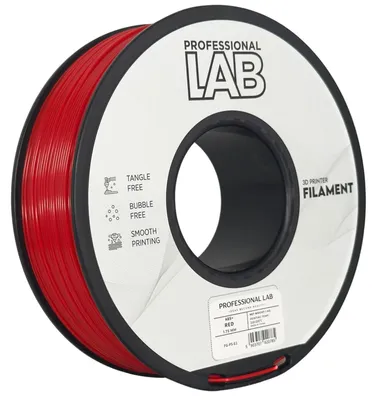 Zdjęcie produktu dla Filament Prof. Lab Abs+ 1.75Mm 1Kg Czerwony | Red