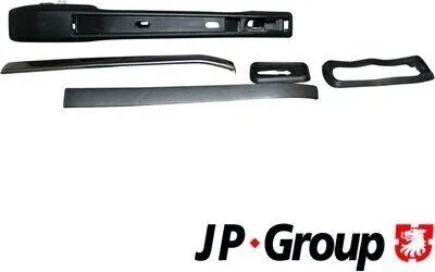Produktbild von JP GROUP 1187200180 Türgriff Hinten Rechts für VW GOLF II (19E, 1G1) Schwarz