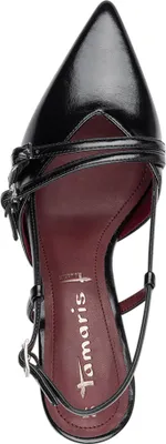 Produktbild von Tamaris Damen Sling-Pumps Komfort und zeitloses Design 1-29660-45, Größe:39 EU, Farbe:Schwarz
