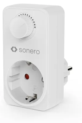 Produktbild von Steckdosendimmer Sonero für dimmbare LED, Halogen, Glühbirnen, weiß