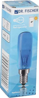 Produktbild von Lampe E14 25W wie SIEMENS 00612235 26mmØ 83mm 230-240V blau für Kühlschrank