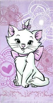 Produktbild von Disney Marie Aristocat Badehandtuch, Strandtuch 70x140cm