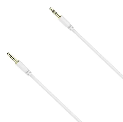 Produktbild von Audiokabel Hama 56533, 3,5-mm-Klinke auf 3,5-mm-Klinke, 1 m, Weiß
