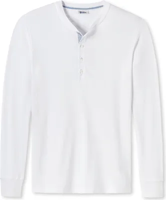 Produktbild von SCHIESSER Revival Herren Shirt - Langarm, Unterhemd, Karl-Heinz Weiß M