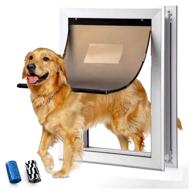 Produktbild von Hundetür (XL, Aluminium, einflügelig)