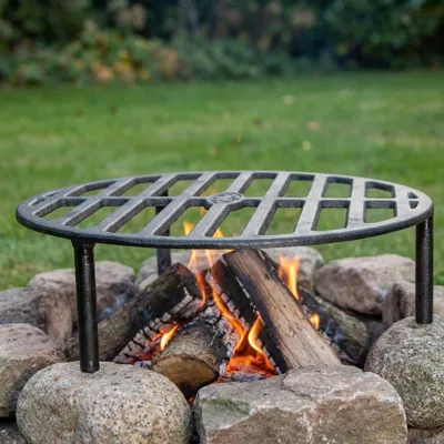 Produktbild von Feuerrost im modernen Design, Transportabler Grill, Eisen, Schwarz