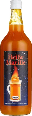 A bottle of Nannerl Heiße Marille Konzentrat.