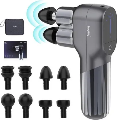 Productafbeelding van Famanu Mini massagepistool voor diepe spiertherapie en ontspanning - draagbaar handapparaat voor sporters