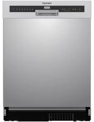 Produktbild von homeX DWBU601444C Geschirrspüler 60 cm Unterbau, Spülmaschine - 14 Maßgedecke, 7 Programme, AquaStop, unterbaufähig