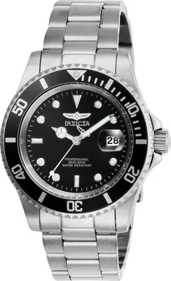 Produktbild von Invicta Pro Diver 26970 - Pánské Náramkové Hondiky - Quartzové - Nerezová ocel s černým ciferníkem - 40mm