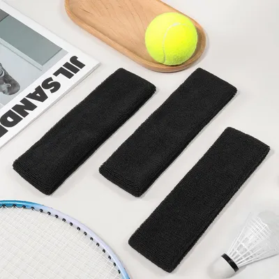 Productafbeelding van Famanu sportieve hoofdband – zweetband – fitnessband – zwart