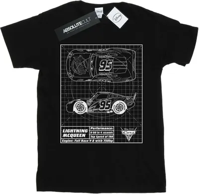 Produktbild von Disney - "Cars" T-Shirt für Damen BI16072 (M) (Schwarz)