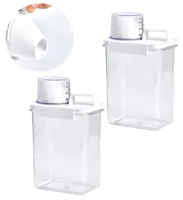 Zdjęcie produktu dla Pojemniki na proszek do prania - 2 sztuki, pojemność 1800 ml