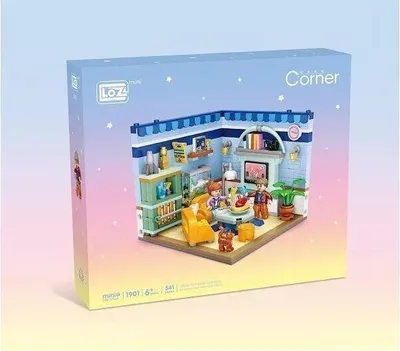Produktbild von Corner 1901 Wohnzimmer Mini Baustein-Set, 541 Teile