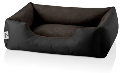 Obrázok produktu pre Pelech pre psa LUPI umývateľný,(S) cca 55x40x17cm,BLACK-FIELD (čierna/hnedá)
