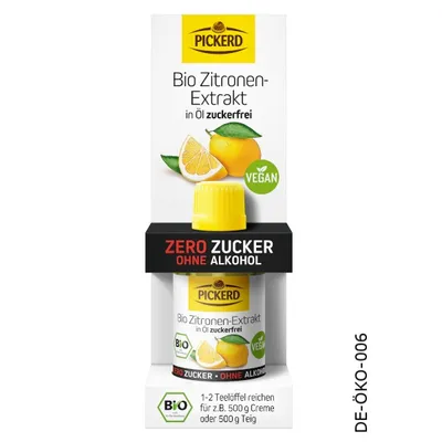 Produktbild von Pickerd   Zitronen-Extrakt alkohol- & zuckerfrei 50 ml