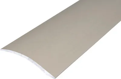 Produktbild von Anpassungsprofil Aluminium Edelstahloptik eloxiert 6x40x1000 mm