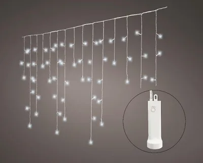 Produktbild von Kaemingk Durawise Eiszapfen 192 Lichter kaltweiß