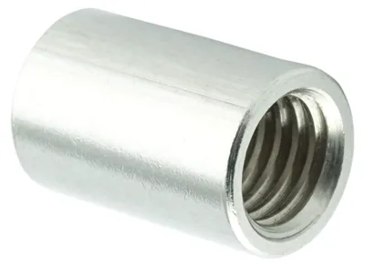 Produktbild von Rundmuffe M8 x 50 mm, Edelstahl A2 (V2A) rostfrei, Innengewinde, 10 Stück