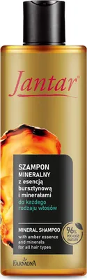 Zdjęcie produktu dla Farmona Jantar Szampon mineralny z esencją bursztynową i minerałami do każdego rodzaju włosów, 300 ml