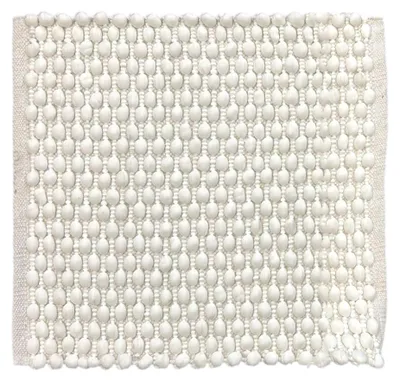 Productafbeelding van Zohome badmat - Polyester Mauro - 60x60 cm - Wit