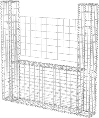 Zdjęcie produktu dla Kosz Gabionowy W Kształcie Litery U, Stal, 160X20X150 Cm Lumarko!