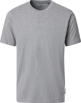 Produktbild von CasaModa Übergrößen Basic T-Shirt hellgrau melange