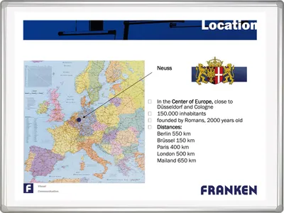 Produktbild von Franken PRO Plus, Emaille, Horizontal / Vertikal, Fixed, Magnetisch, Anti-Kratz-Beschichtung