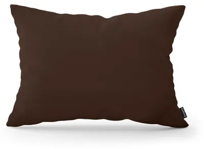Imagen del producto de Cojín decorativo liso Marrón ébano 40 × 55 cm