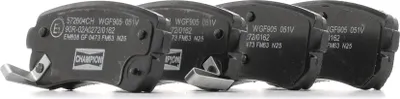 Produktbild von CHAMPION Bremsbeläge Satz Hinten Bremsklötze für HYUNDAI Tucson (TL, TLE) 572604CH