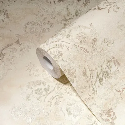 Produktbild von A.S. Creation | Vintage Tapete | Vliestapete | Kollektion MY HOME MY SPA | 387071 | Beige | 10.05 x 0.53 m | Barock | Wo