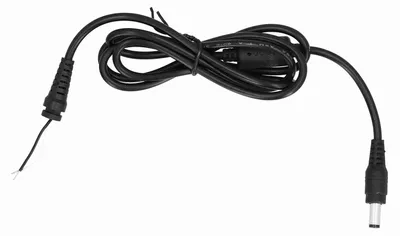 Zdjęcie produktu dla Przewód zasilający 5,5 x 2,5 mm, prosty adapter, zamienny przewód ładujący DC do zasilaczy do laptopów ASUS/Lenovo/Shenzhou/Toshiba