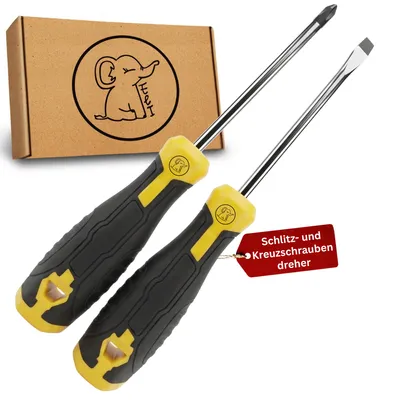 Produktbild von Eli® Schraubendreher Set für Kinder ab 4 Jahre - echtes Werkzeug Set zum Basteln – werkeln – reparieren - Schraubenzieher für alle Baumeister, KI-generiertes Bild